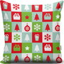 Aberto Design Cojín Multicolor 43 x 43 cm con Relleno de Silicona
